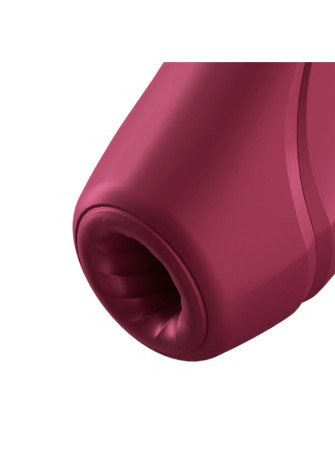 Stimulateur clitoridien connecté bordeaux Curvy 1+ Satisfyer - CC5972390214